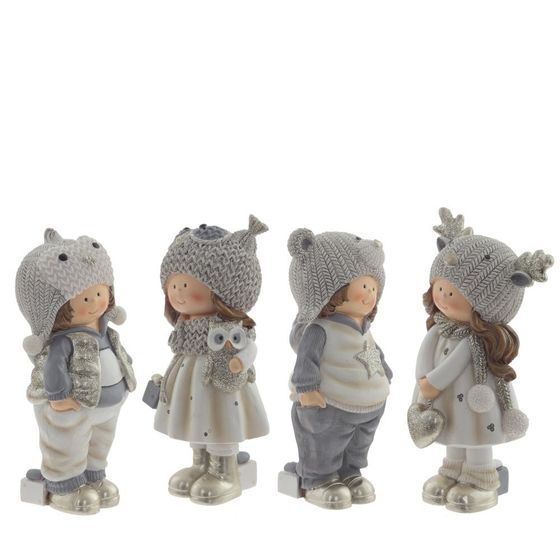 Фигурка декоративная &quot;Мальчик/Девочка&quot;, L5,5 W4,5 H11,5 см, 4в.
