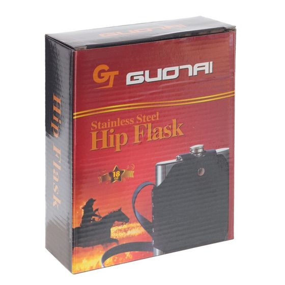 Фляжка, 500 мл, Д13 Ш4 В17 см