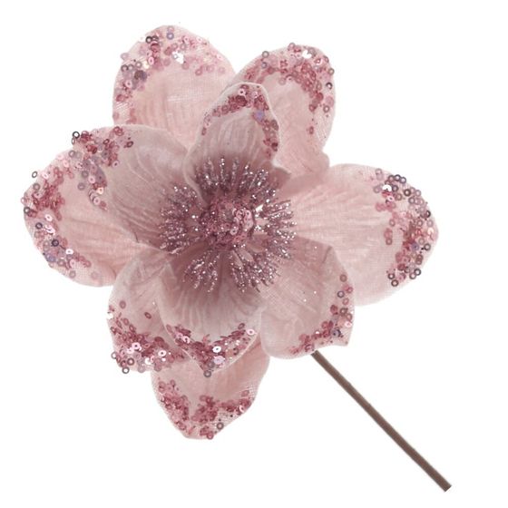 Цветок искусственный &quot;Магнолия&quot;, L15 W15 H25 см, 5в.