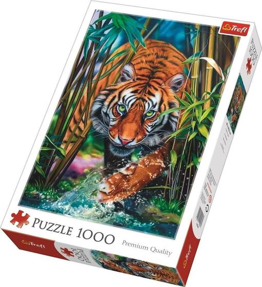 Trefl Puzzle 1000 Хищный тигр
