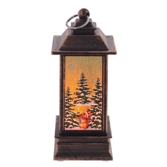 Изделие декоративное &quot;Фонарь&quot; (подсвет, LR44 х3шт) L5 W5 H12,5 см, 3в.