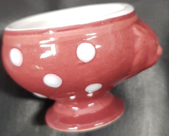 !09 Набор мини-креманок на ножке "Горох" 3 шт., Франция цвет темно серый