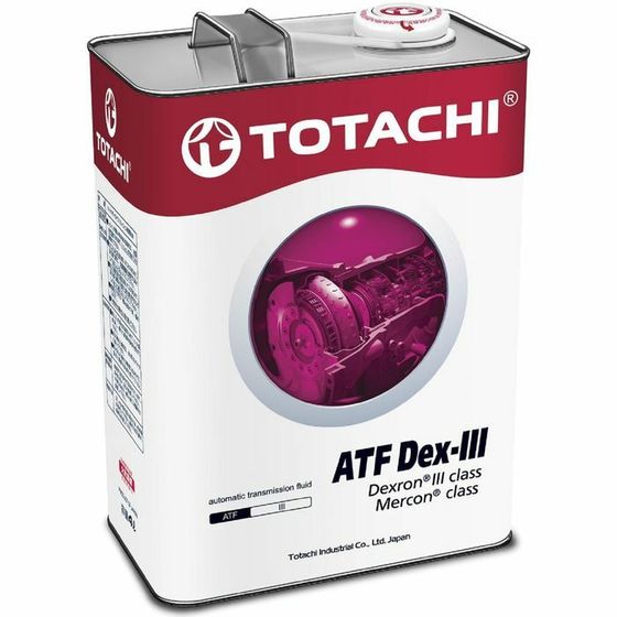 Масло трансмиссионное Totachi ATF Dex-III, синтетическое, 4 л