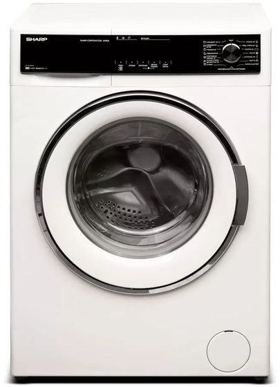 Стиральная машина Sharp ES814RW белый, 8кг, 1400об/мин