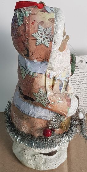 !09 ЕЛОЧНАЯ ИГРУШКА MARKO FERENZO GRANDE - САНТА, 13 СМ.