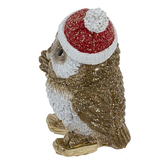 Фигурка декоративная подвесная &quot;Сова&quot;, L6 W5 H9 см, 2в.