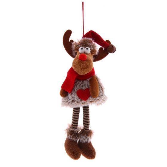 Изделие декоративное &quot;Олень&quot;, с колпаком, L8 W6 H25/18 см, 3в.