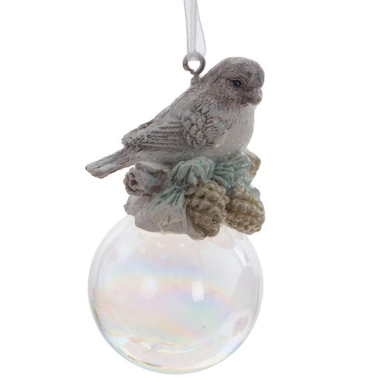 Изделие декоративное подвесное "Птичка", L4,5 W4,5 H7,5 см, 2в.