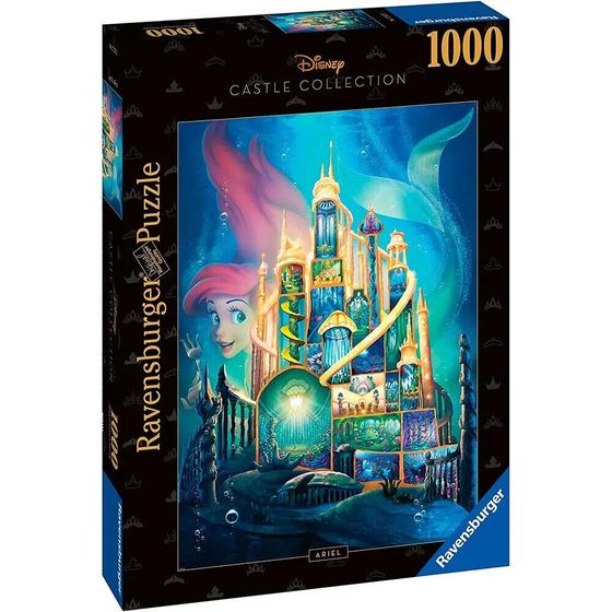 RAVENSBURGER Puzzle Disney Castles Ariel 1000 pieces