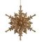 Изделие декоративное подвесное "Снежинка", L12 W6 H13 см