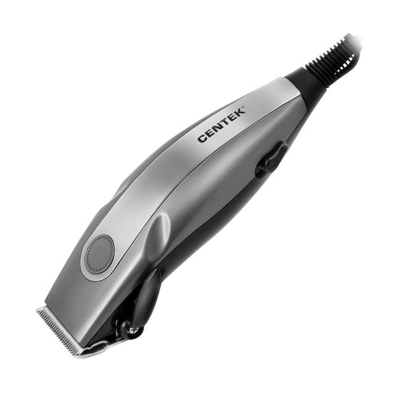 Машинки для стрижки Centek CT-2109 сеть (насадок 4шт) серый/хром