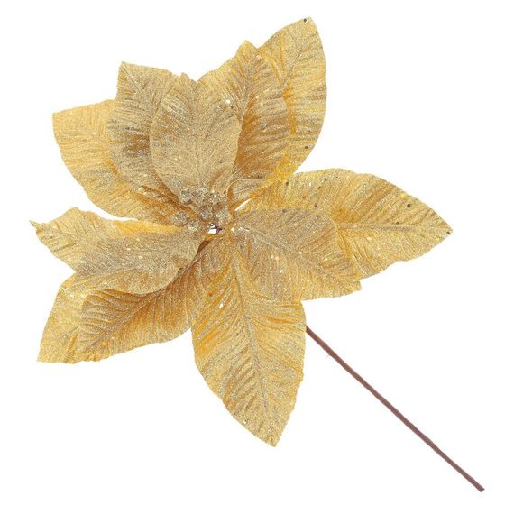 Цветок искусственный &quot;Пуансеттия&quot;, L30 W30 H39 см, 2в.