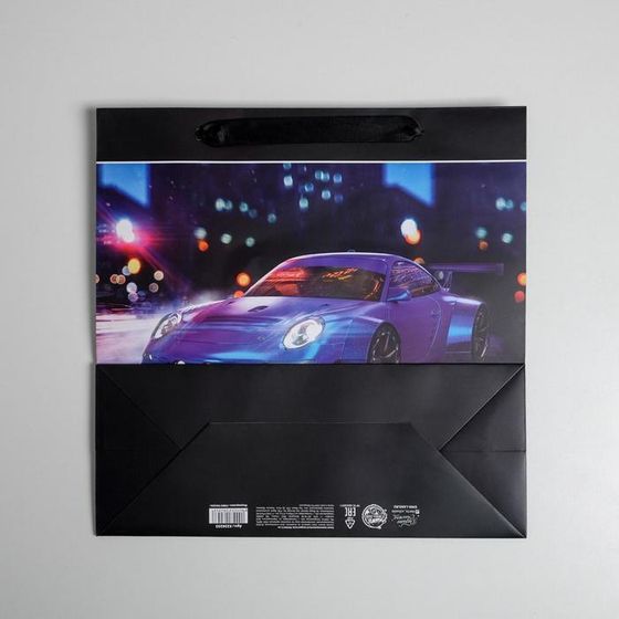 !Пакет ламинированный 2 штуки квадратный Stay Fast, 30 × 30 × 12 см