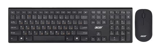 Клавиатура+мышь Acer OKR030 беспроводной черный (ZL.KBDEE.005)