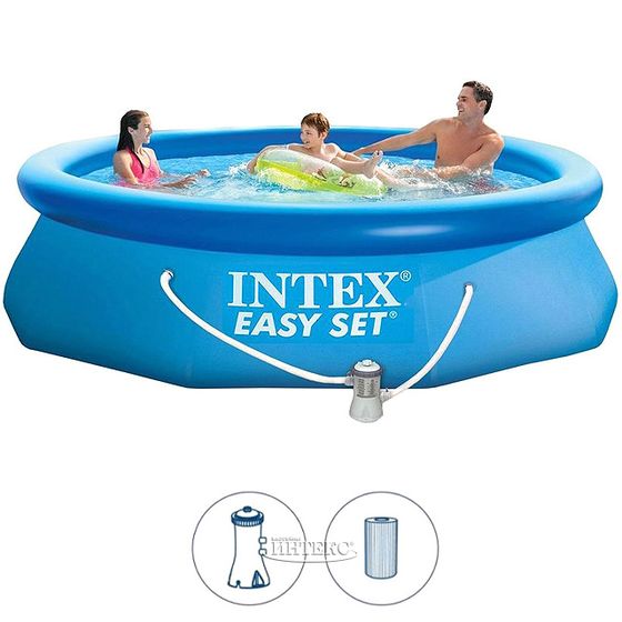 Бассейн INTEX 28122NP надувной Easy Set 305х76см 3853л