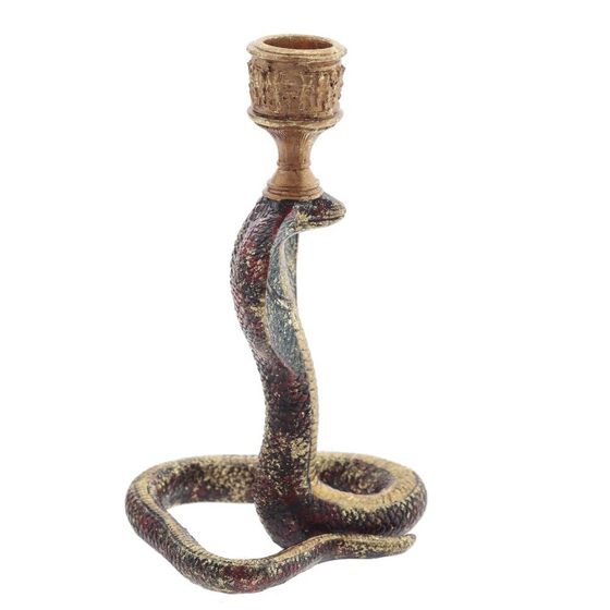 Подсвечник &quot;Змея&quot;, L10 W10 H18 см, 2в.