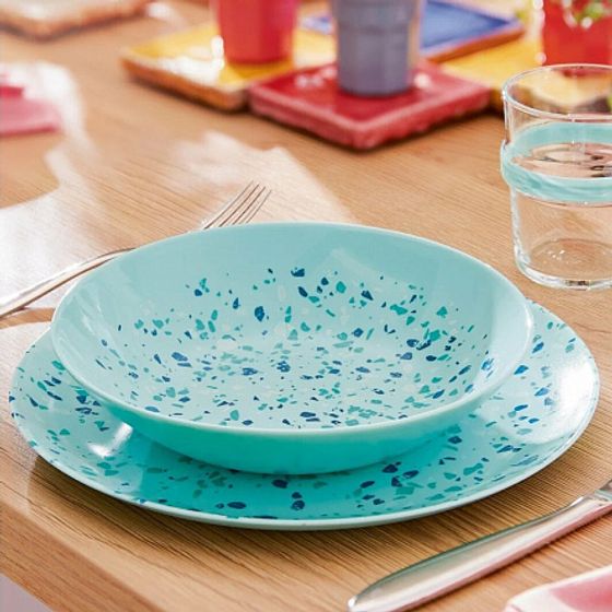 Тарелка обеденная ВЕНЕЦИЯ ТЮРКУАЗ 25см