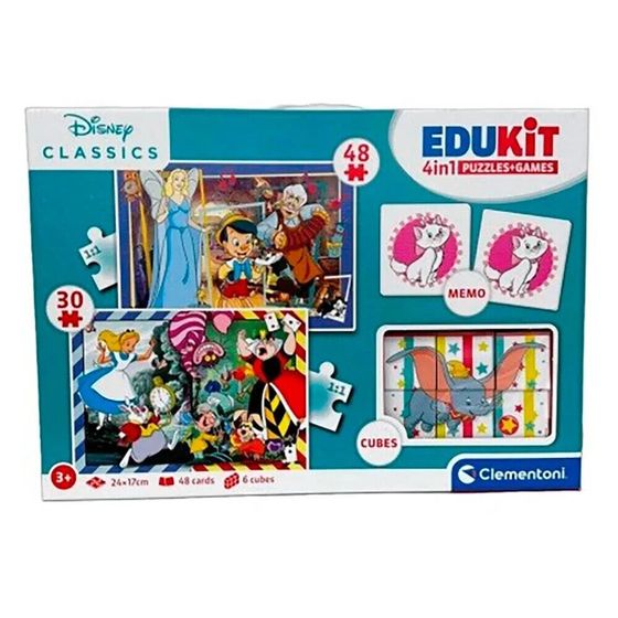 CLEMENTONI Edukit 4 In 1 Disney Classic