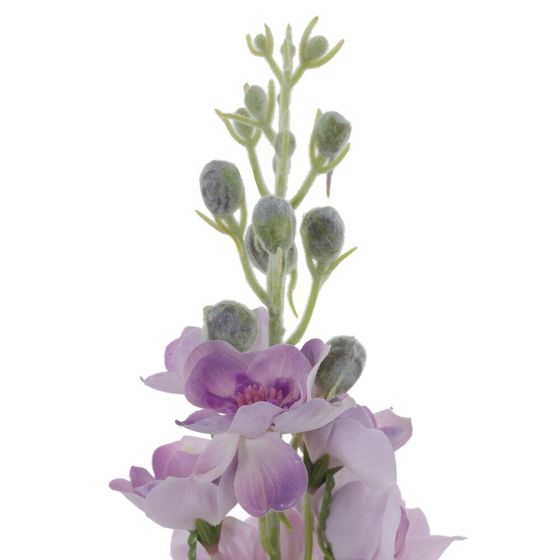 Цветок искусственный &quot;Дельфиниум&quot; (Real Touch), L9 W9 H72 см