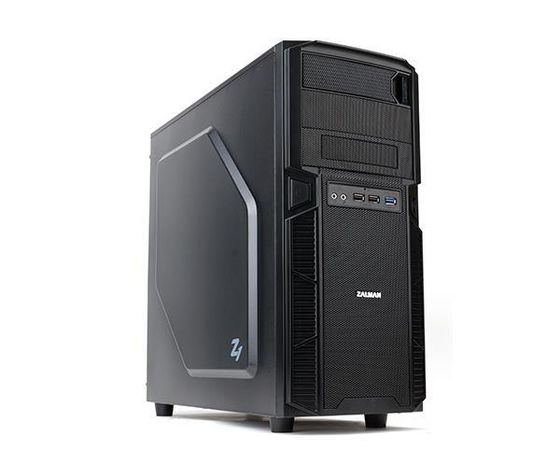 Корпус Zalman Z1 MidiTower черный без БП MidiTower ATX