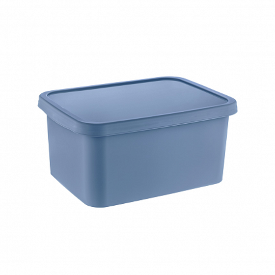 Коробка для хранения STORUM синяя 20л 42.3×31.1×20.7см с крышкой