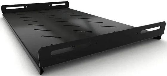Полка стационарная Hyperline TSH3L-300-RAL9004 1U нагр.:20кг. 19&quot; 300мм черный (упак.:1шт)