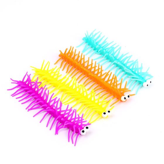 !09 Ёжка «Гусеница», набор 5 штук, цвет МИКС