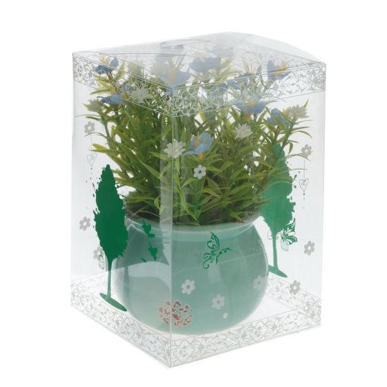 Цветочная композиция, L14 W14 H17 см, 4в.