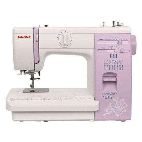 Швейная машина Janome HD 1015 белый/розовый