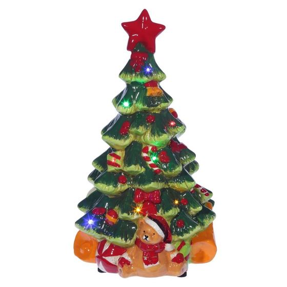 Фигурка декоративная &quot;Елка&quot; с подсветкой (3xААА, н/п), L22 W20 H36 см