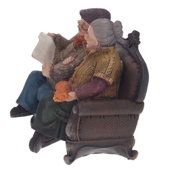 Копилка &quot;Бабушка с дедушкой&quot;, Д15 Ш11,5 В15,5 см, 2в.