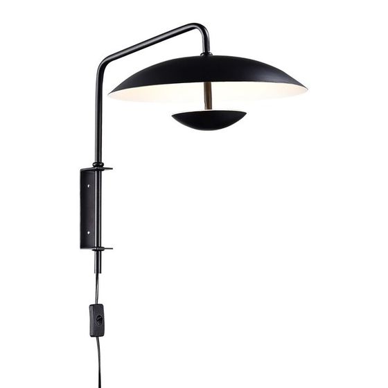 Бра St Luce. SL6502.401.01. Armonico. 1х8 Вт, LED, 3000K, 640 Lm, 35х42 см, цвет чёрный