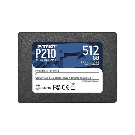 Накопитель SSD 512Gb Patriot SATA-III P210 P210S512G25