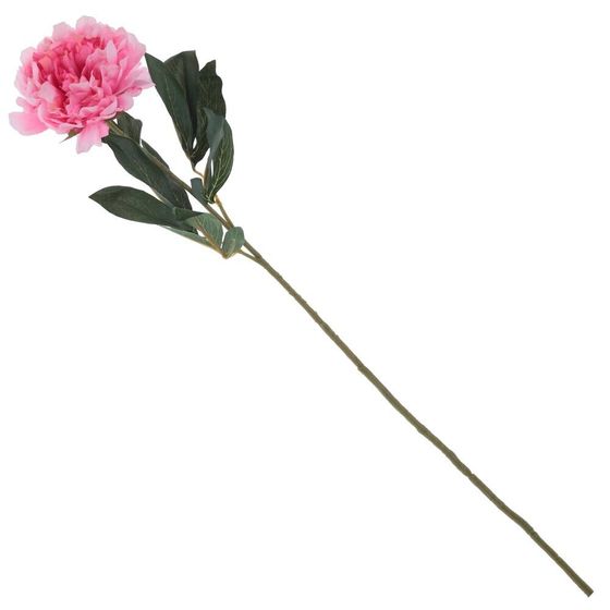 Цветок искусственный &quot;Пион&quot;, L18 W16 H80 см
