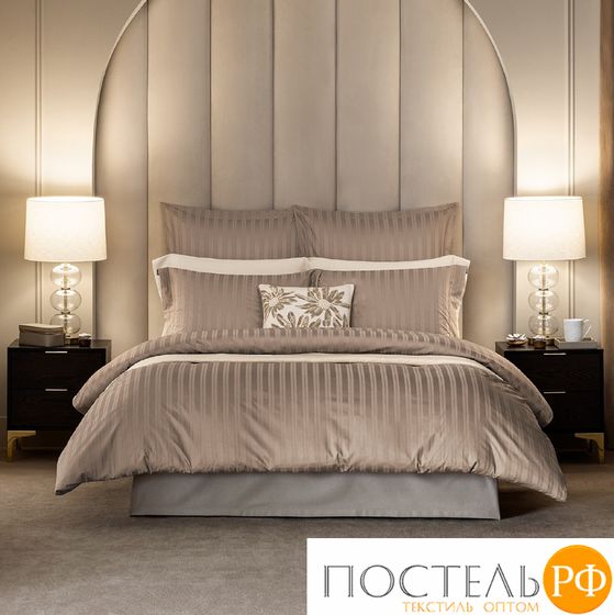 Togas КПБ САККАРД беж 145x200/180x220/50x70-2, 4пр, 100% хлопок жаккард