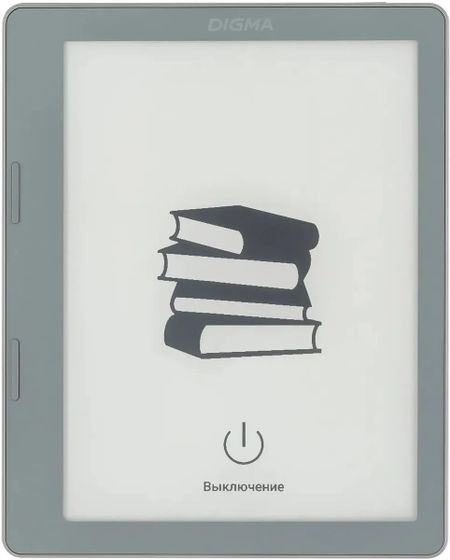 Электронная книга Digma E2 5.83&quot; E-Ink 680x920 Touch Screen 1.2Ghz 1Gb/8Gb/SD/microSDHC/подсветка дисплея светло-серый