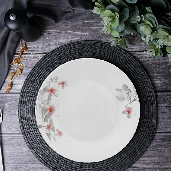 Тарелка обеденная IKATIUM RED 25см