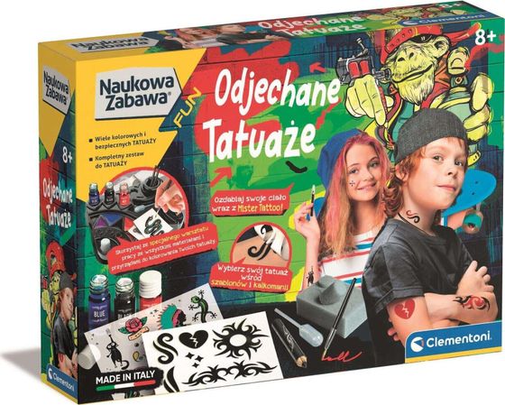 Clementoni Clementoni Nauka i zabawa Odjechane tatuaże 50721