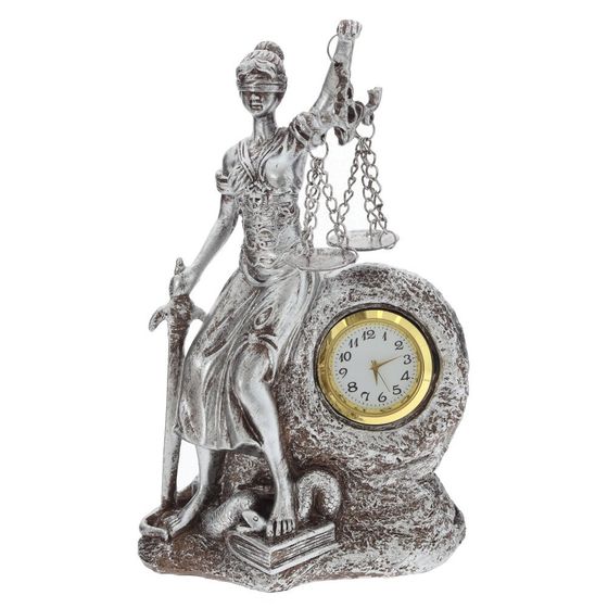 Часы настольные &quot;Фемида&quot; (1xА377), L10 W7 H15,5 см