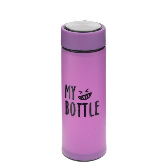 Бутылка, 450 мл, L6,5 W6,5 H19 см, дизайн микс