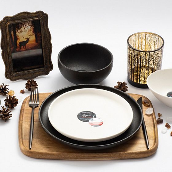 Тарелка обеденная ROCK WHITE 26см