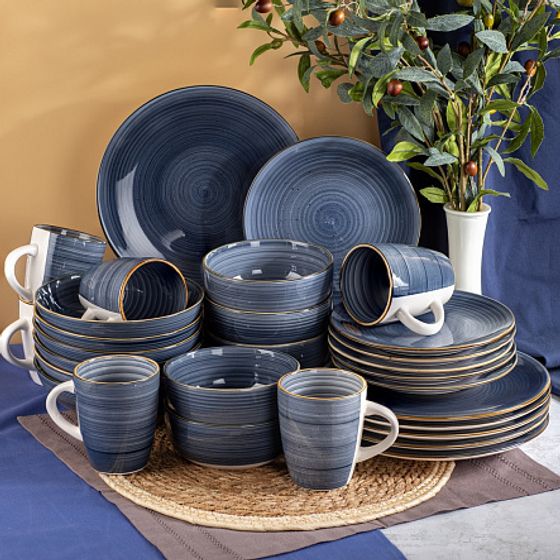 Тарелка суповая TWIST грозовое небо 19см