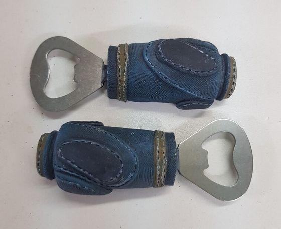 !09 Набор из 2-х штук - Ключ для открывания бутылок, 10*4,4*3,4 см. цвет синий