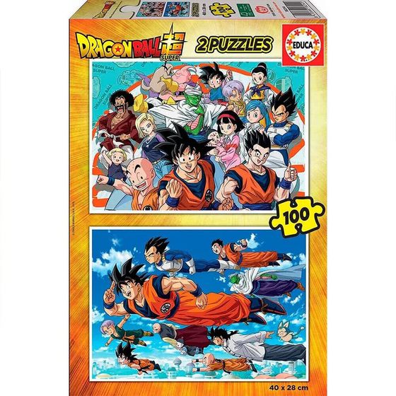 EDUCA BORRAS Dragon Ball Puzzle 2x100 Pieces