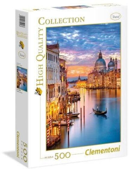 Пазл Клементони 500 деталей. HQC - Освещение Венеции (35056 CLEMENTONI)