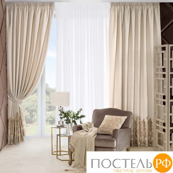 Togas МАДАЛИНА зол. Шторы 260x300-2, подхваты-2, 4 пр.