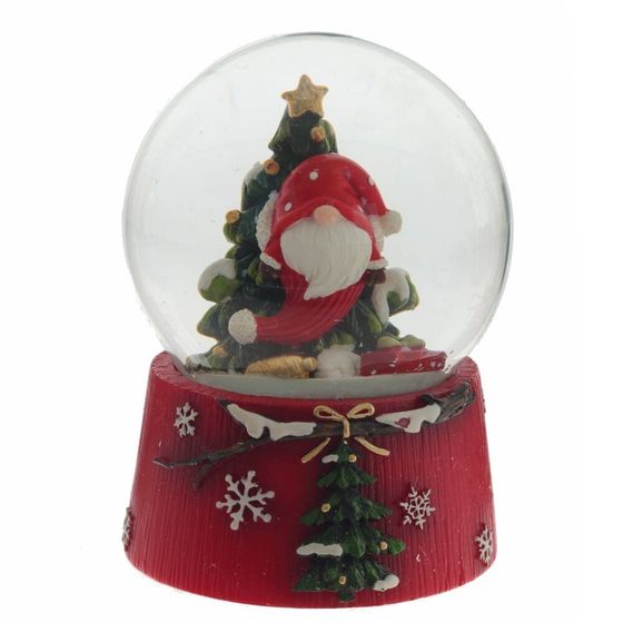 Фигурка декор в стекл шаре &quot;Гном&quot;, D 6.5 см, L6,5 W6,5 H9 см, 2в.