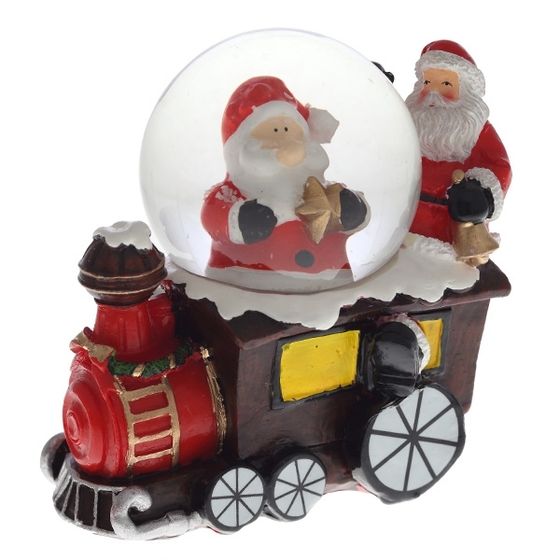 Фигурка декор в стекл шаре &quot;Олень/Снеговик/Медвежонок/Санта&quot;, D4,5 см, L8,5 W5 H8