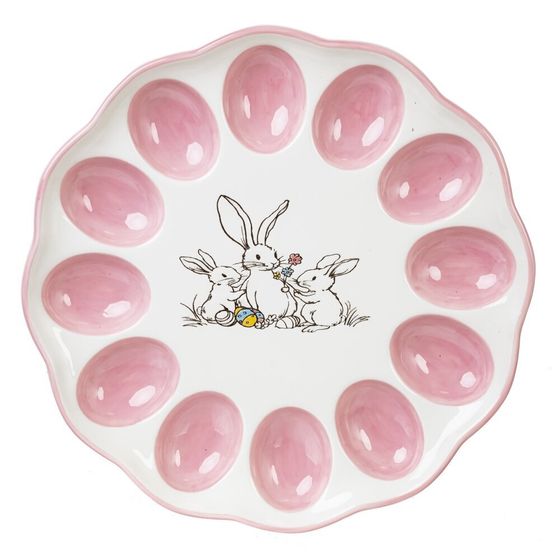 Тарелка для 12-ти яиц, L26 W26 H2,5 см