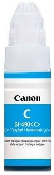 Чернила Canon GI-490C 0664C001 голубой (70мл) для Canon Pixma G1400/2400/3400